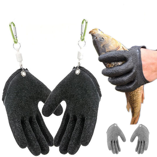 Rutschfeste Angelhandschuhe + Magnetischer Clip